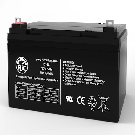 Bsc Preferred Alpha Technologies CFR 4000 017-077-XX 12V 35Ah UPS Replacement Battery AJC-D35S-M-4-123807